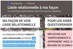 L&rsquo;aide relationnelle à ma façon