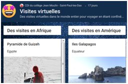 Des visites depuis son ordinateur