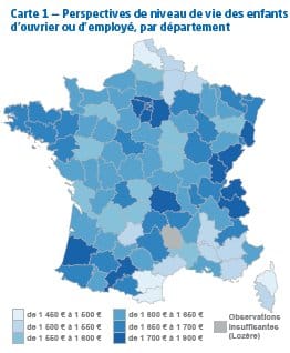 Niveau de vie et territoire