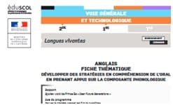 Anglais : Compréhension de l&rsquo;oral et de l&rsquo;écrit
