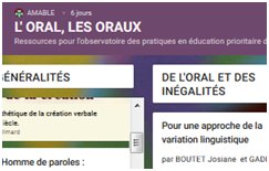 L&rsquo;oral en éducation prioritaire