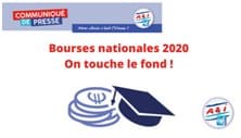 Bourses nationales : On touche le fond annonce un syndicat