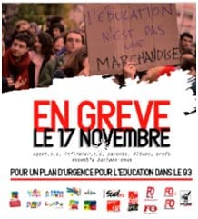 Grève intersyndicale pour un plan de rattrapage dans le 93