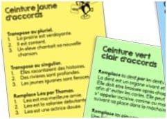 Elémentaire : Ceintures d&rsquo;orthographe