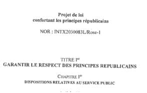 La loi contre le séparatisme et l&rsquo;Ecole