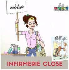 Les infirmières de l&rsquo;Education nationale en lutte