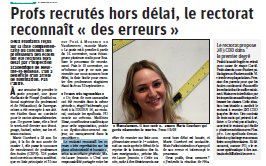 Recrutement : « Erreur regrettable » en Meurthe et Moselle