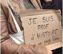 L&rsquo;APHG dénonce le discours ministériel sur S Paty
