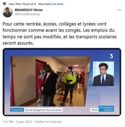 En zone rouge aussi, une rentrée « normale »…