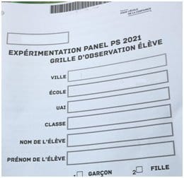 Exclusif : Agité, répondeur, désordonné, rebelle : Le drôle de questionnaire du ministère pour les 3 ans