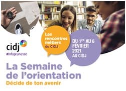 Semaine de l&rsquo;orientation au CIDJ