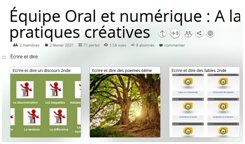 Oral et numérique