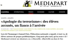 Hommage à S Paty : Des élèves maltraités