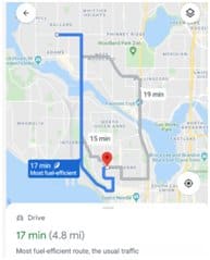 Google met de l&rsquo;écologie dans Google Maps