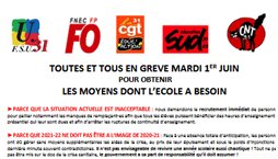 A Toulouse, une intersyndicale mobilise le 1er juin pour la rentrée
