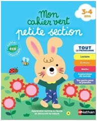 Maternelle : Mon cahier vert