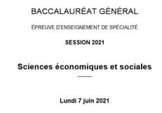 Bac : Un sujet controversé en SES