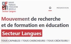 Nouveau site pour le Gfen Langues