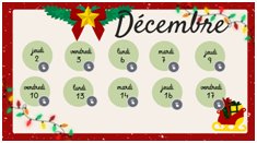 Des calendriers de l&rsquo;Avent mathématiques