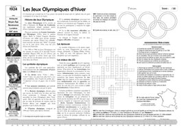 Défi jeux olympiques d&rsquo;hiver