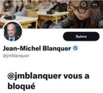 JM Blanquer se lâche sur Twitter