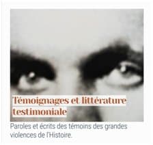 La littérature face aux violences de l’Histoire