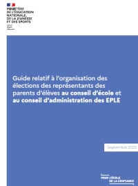 L&rsquo;élection des représentants des parents les 7 ou 8 octobre