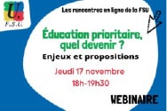 Webinaire éducation prioritaire