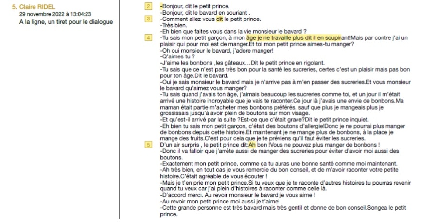 Une image contenant texte, capture d’écran, document, Police Description générée automatiquement