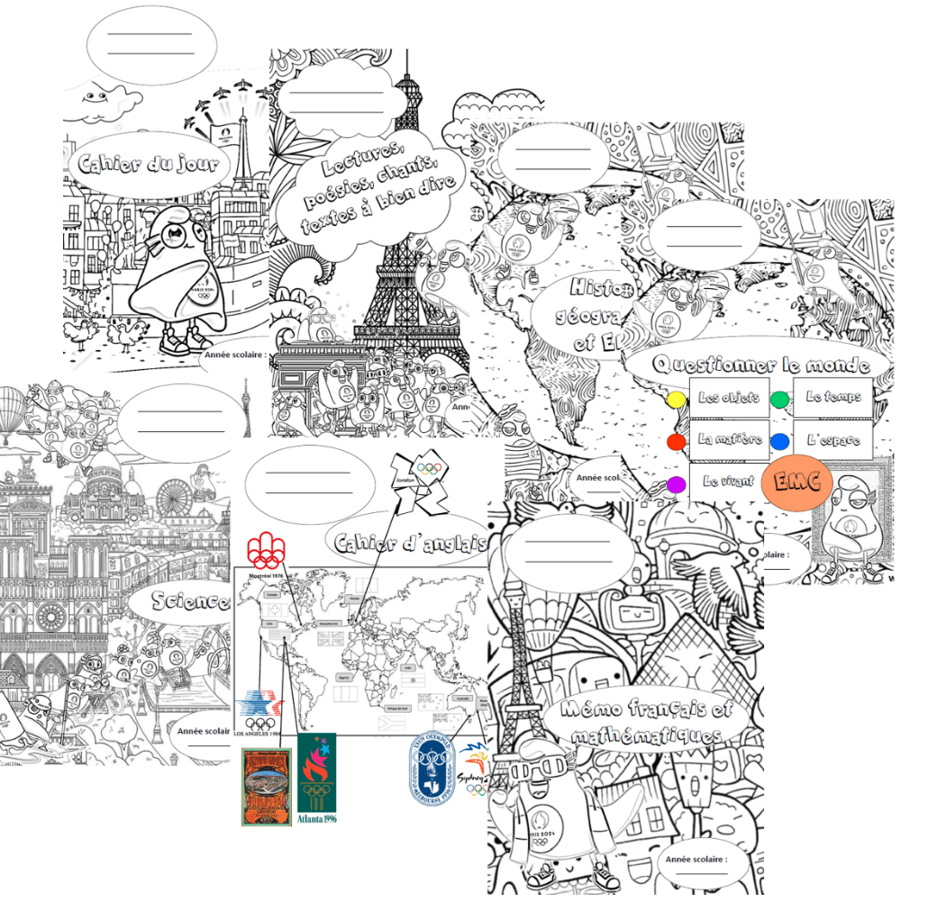 Cahier de dessin et imagier EPS - école petite section