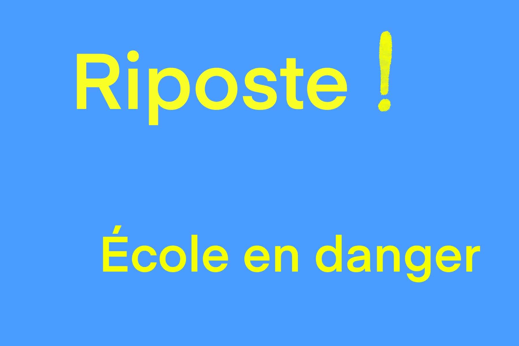 Appel public : Halte à la casse de l’école, une riposte collective s’impose