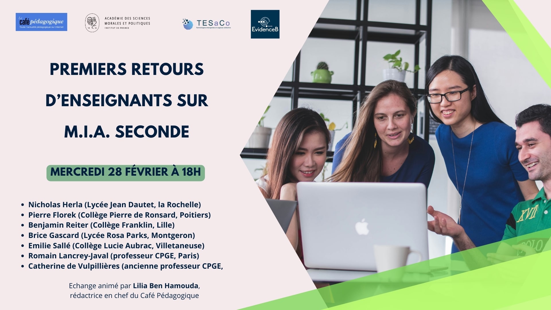 Conférence des Terrains Innovants : Premiers retours d’enseignant·es sur M.I.A. Seconde