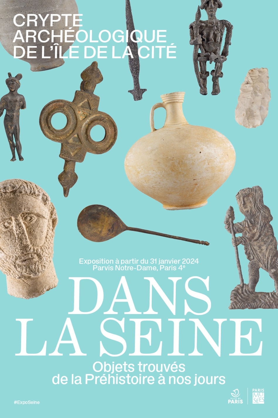 L’expo de la semaine : Dans la Seine. Objets trouvés de la Préhistoire à nos jours