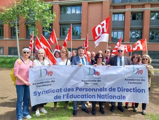 Un rassemblement de chef·fes d’établissement à Toulouse
