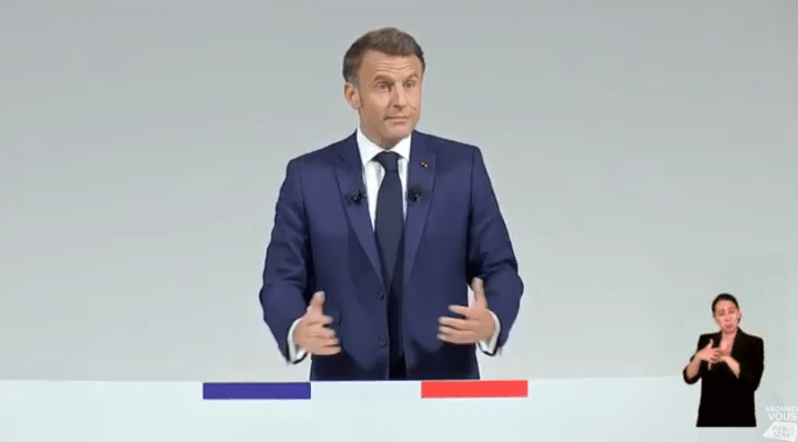 Emmanuel Macron en campagne
