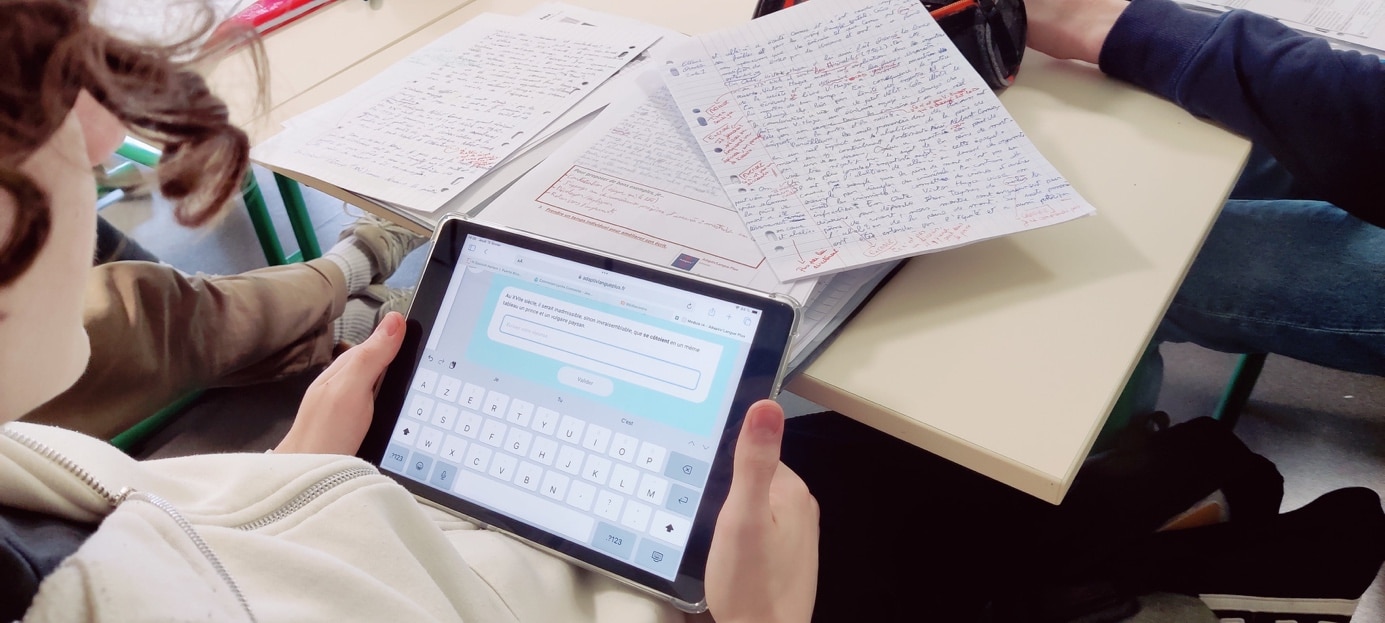 J’ai testé Adaptiv’Langue avec mes 2ndes