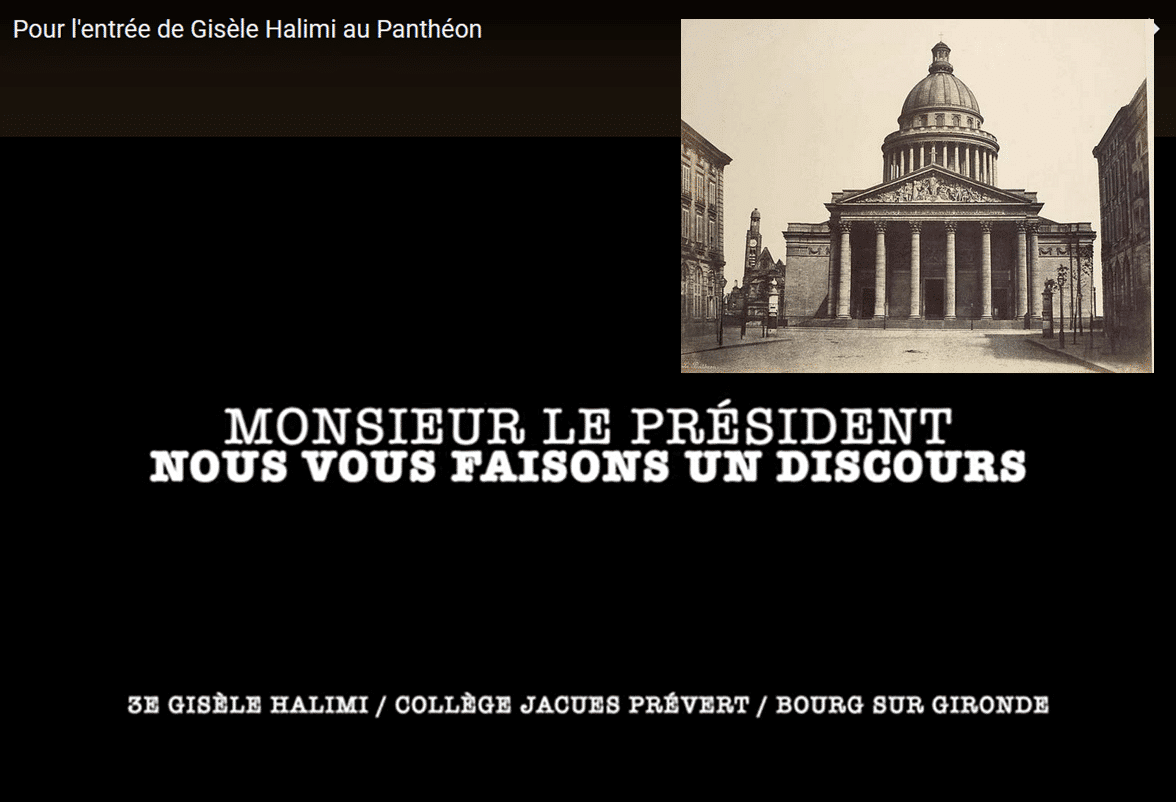 Monsieur le Président, nous vous faisons un discours