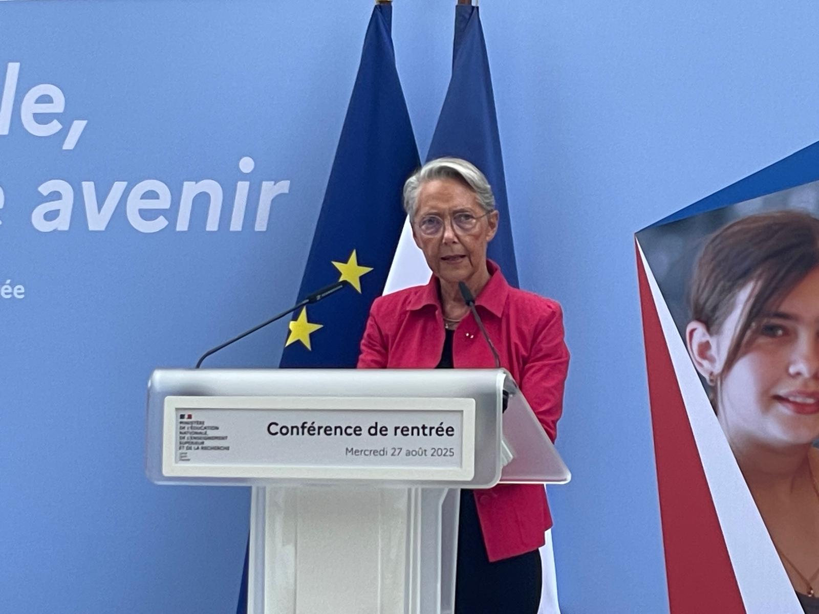 Rentrée 2025 : la ministre Borne garde le cap malgré le sursis