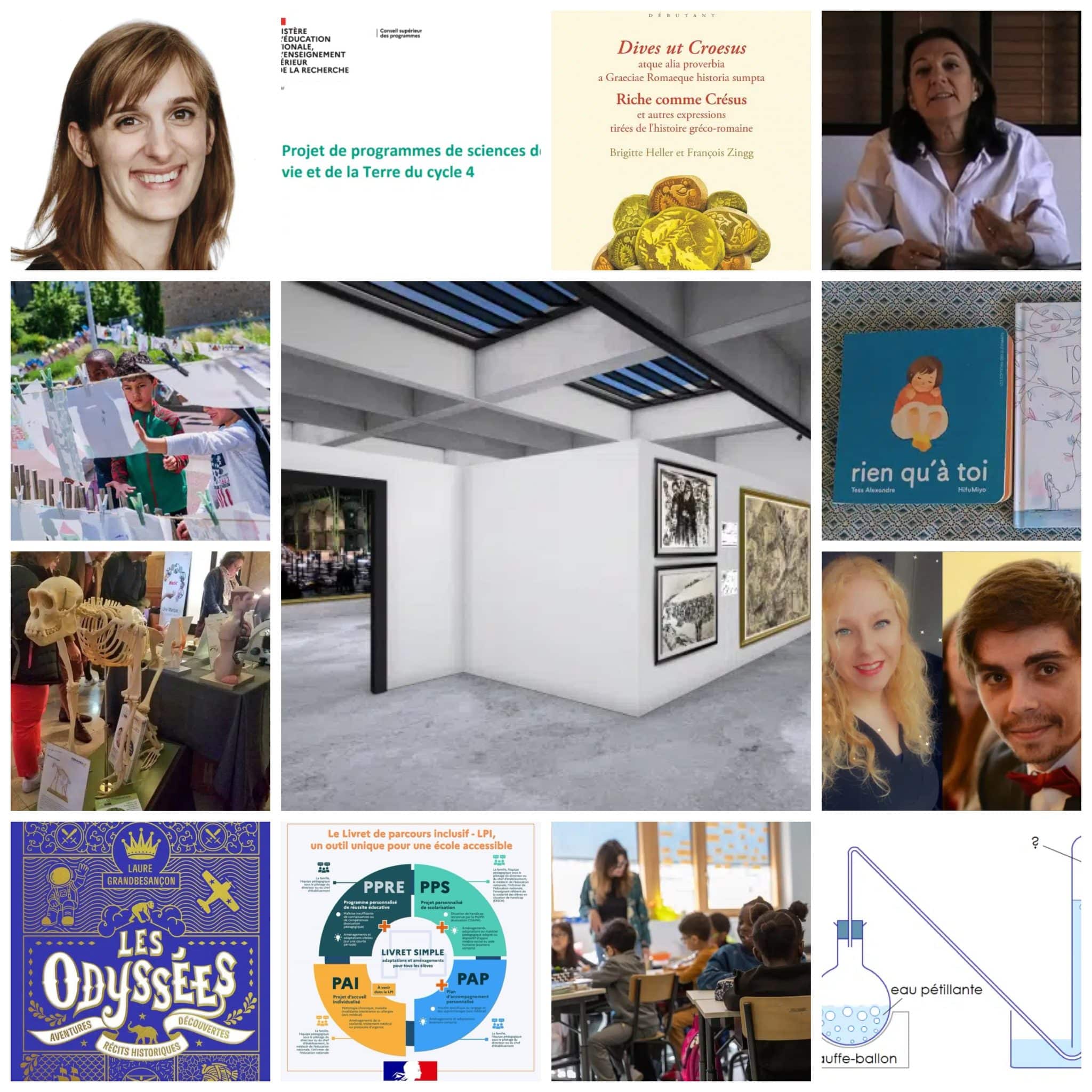 Scrollez les 12 ressources pédagogiques de la semaine