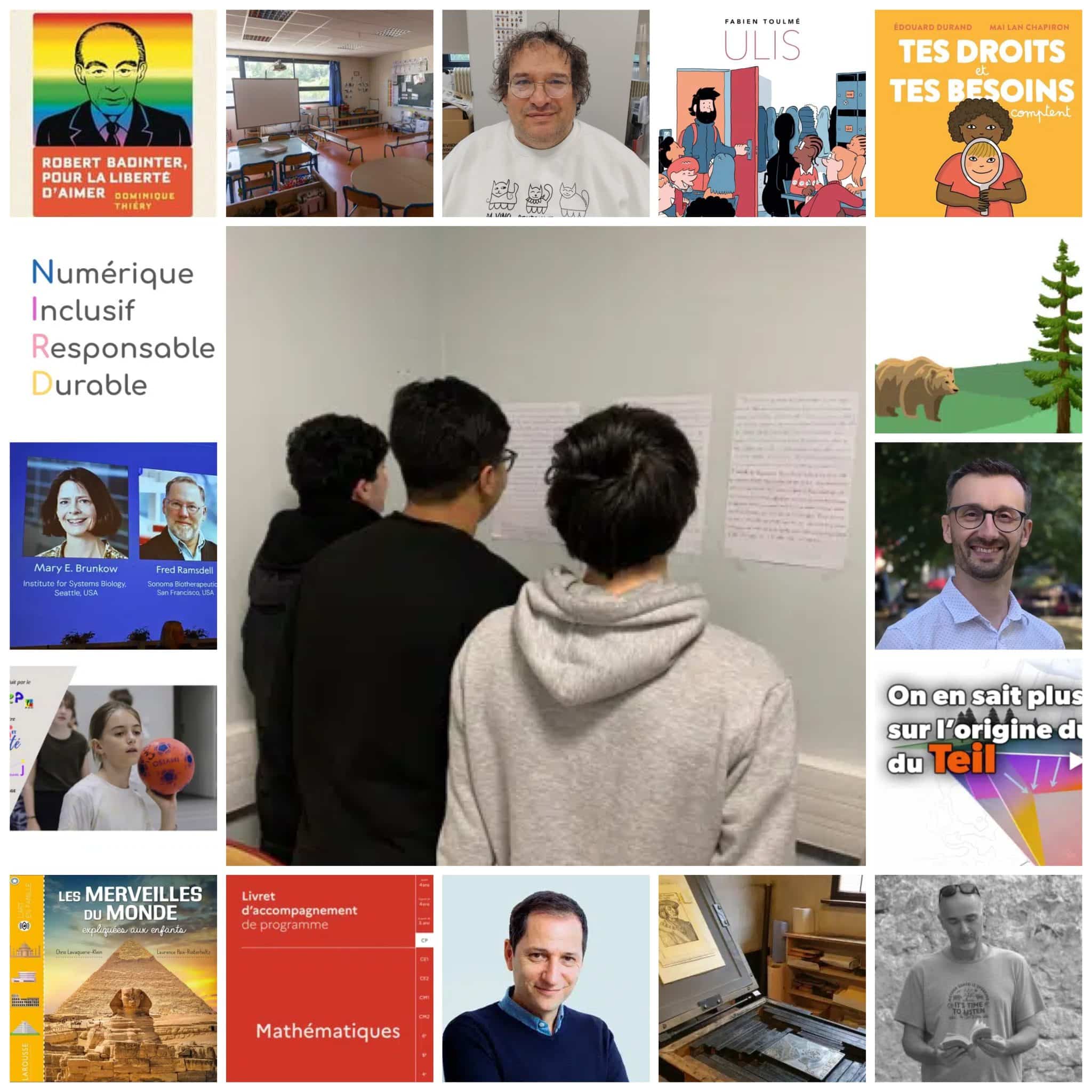 Scrollez les 19 ressources pédagogiques de la semaine