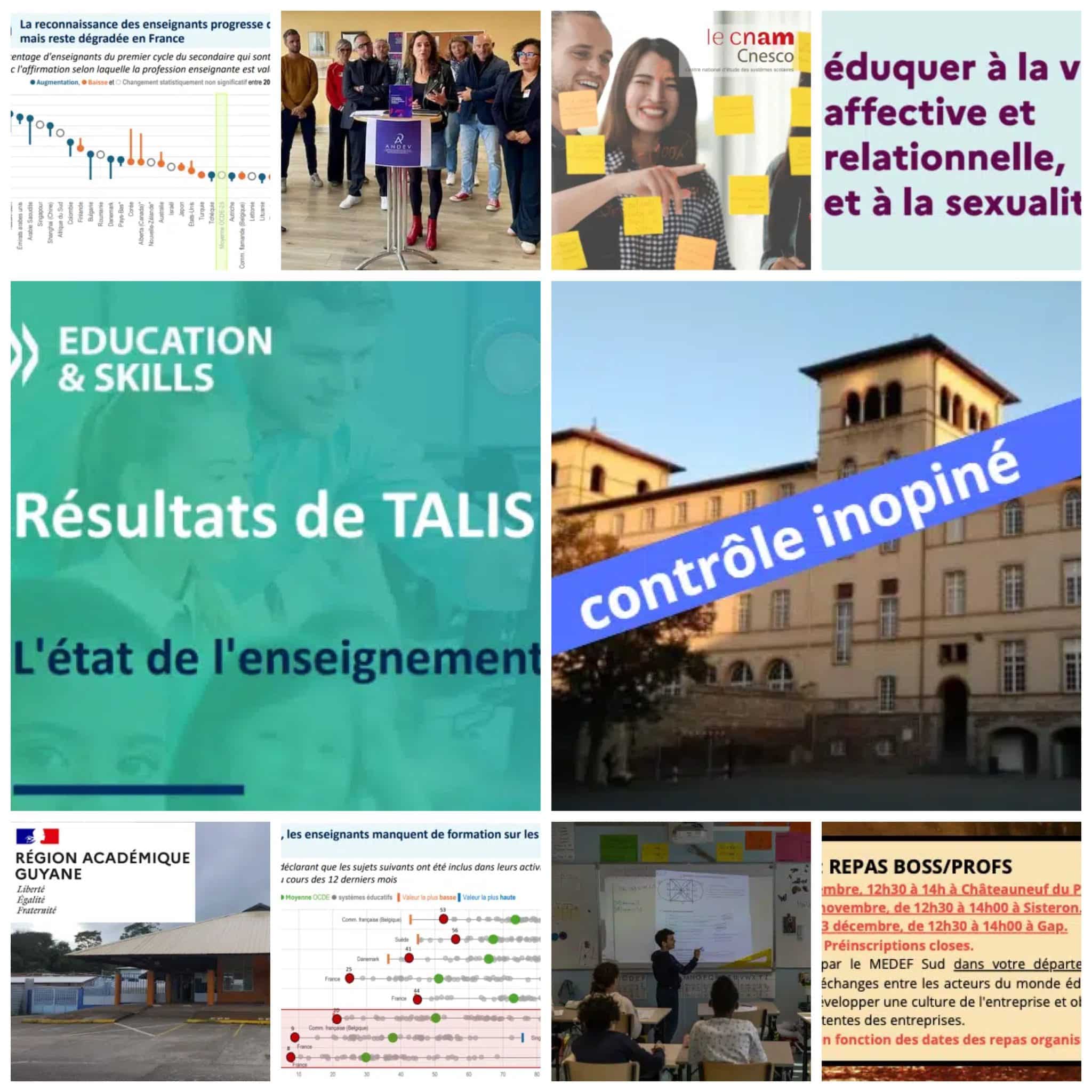 Actualité de l’éducation du 6 au 10 octobre 2025