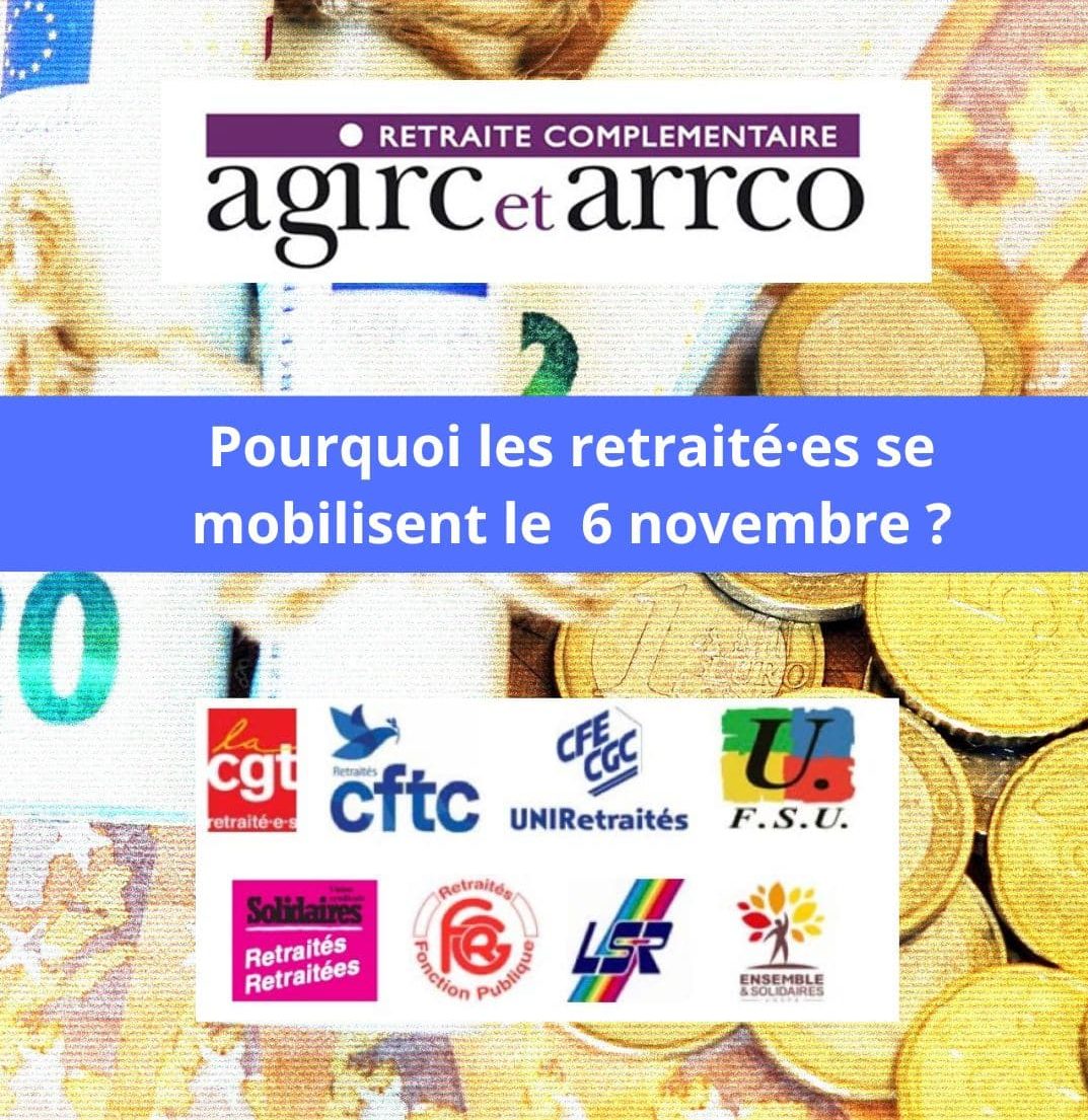 Pourquoi les retraité·es se mobilisent-ils le 6 novembre ?