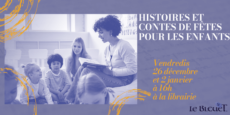 Lectures de contes à la librairie Le Bleuet de Banon
