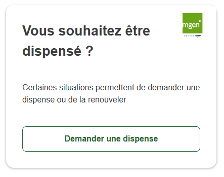 Qui peut demander une dispense de la mutuelle MGEN obligatoire ?