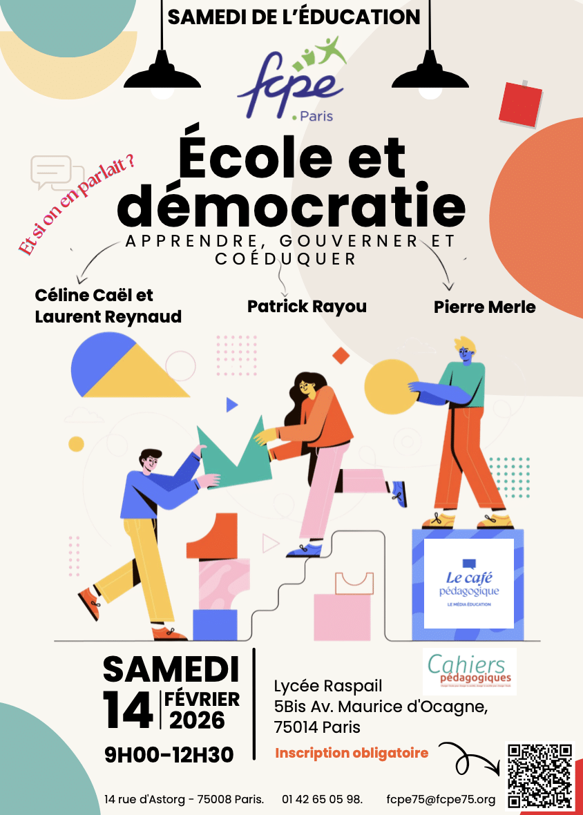 Faire vivre la démocratie à l’école : la FCPE ouvre le débat au lycée Raspail