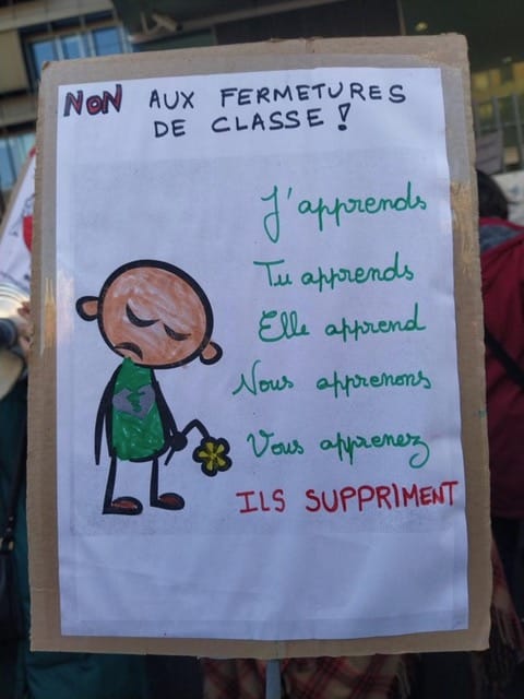 Grève nationale : une journée de mobilisation contre les suppressions de postes