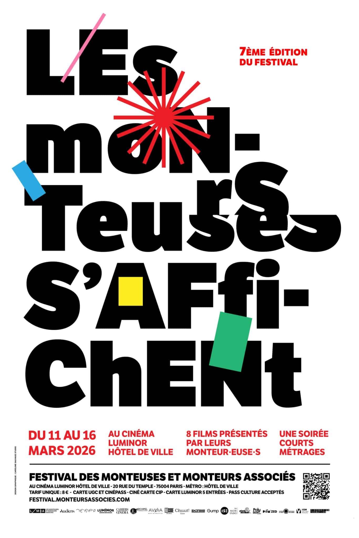 Cinéma :  Festival « Les monteur.euses s’affichent»