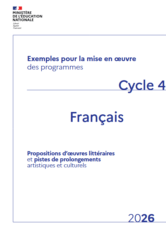 Du renouveau en français cycle 4