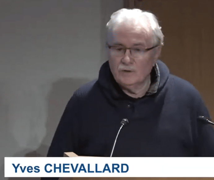 Hommage au didacticien des mathématiques Yves Chevallard