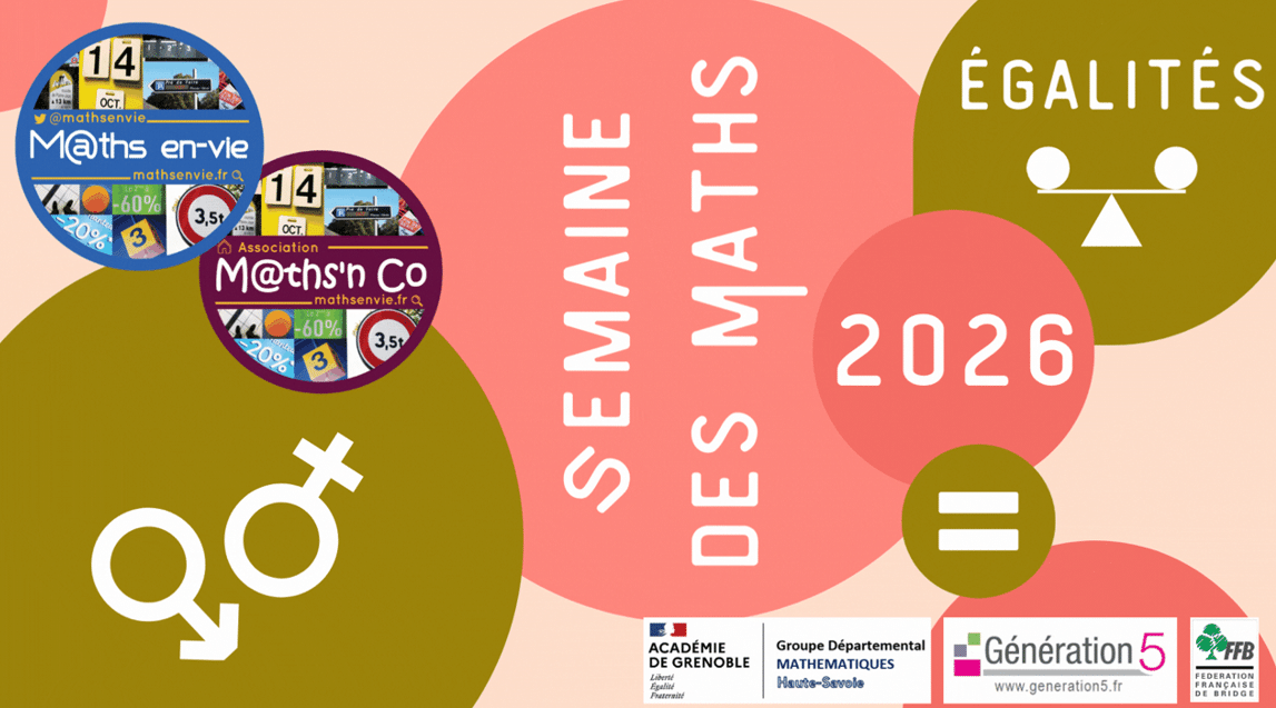 Semaine des mathématiques 2026 : présentation et inscriptions
